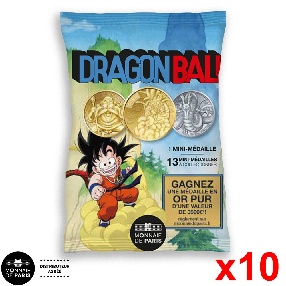Pochette surprise 10 médailles aléatoires - Dragon Ball