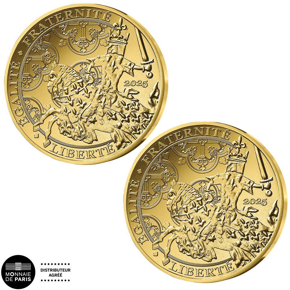 Lot 2 x 250 Euro Or France BU 2025