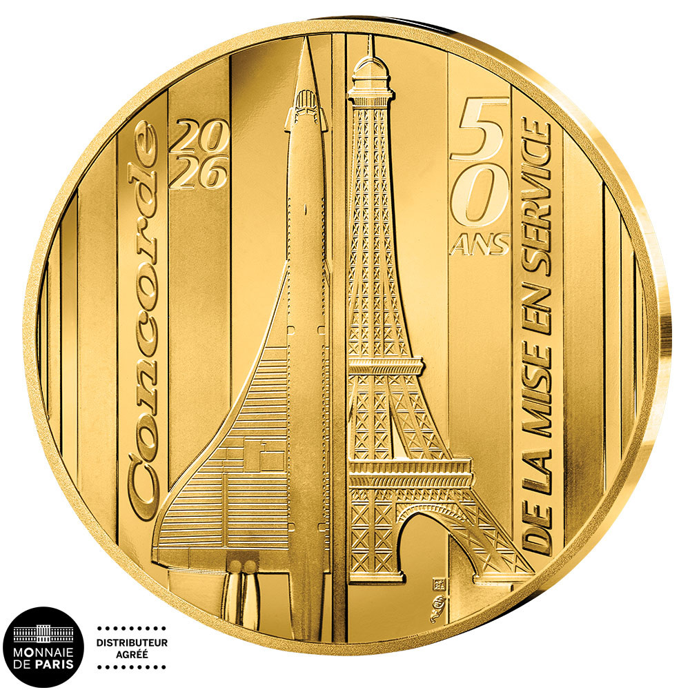 1000 Euro Or France 2026 - Concorde