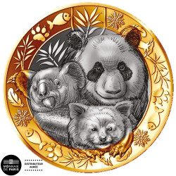 5 Euro France 2026 - Pandas et koalas