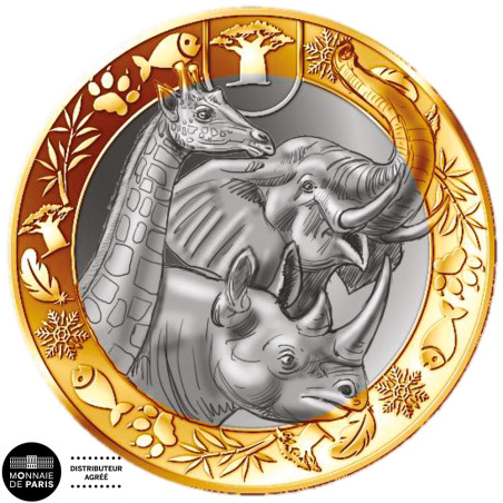 5 Euro France 2026 - Animaux de la savane