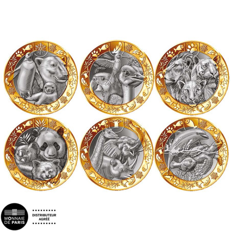 Lot 6 x 5 Euro France 2026 + Coffret offert