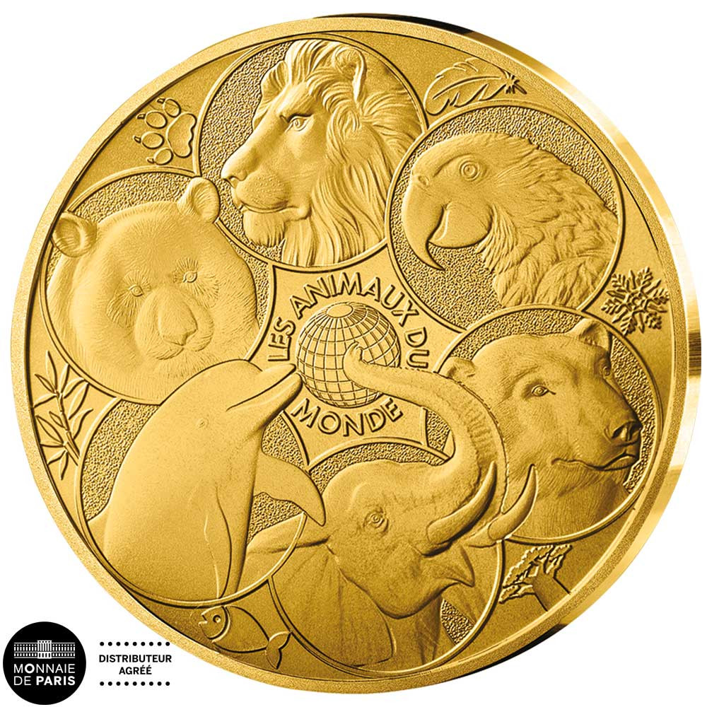 500 Euro Or France BU 2026 - Animaux du monde