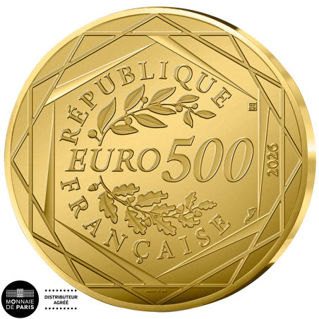 500 Euro Or France BU 2026 - Animaux du monde (2)