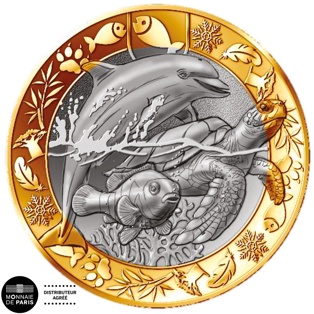 5 Euro France 2026 - Animaux marins
