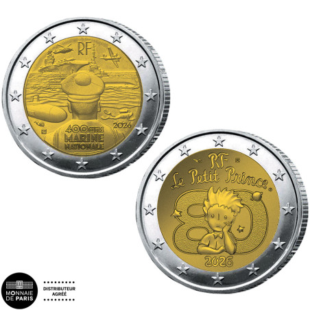 Lot 2 x 2 Euro France