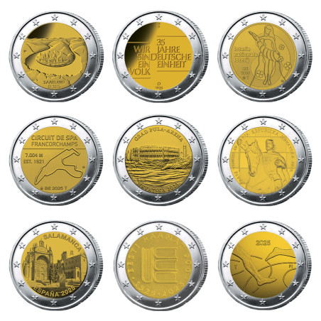 Lot 26 x 2 Euro commemorative 2025