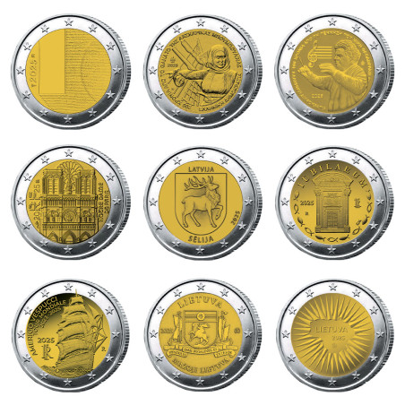 Lot 26 x 2 Euro commemorative 2025 (2)