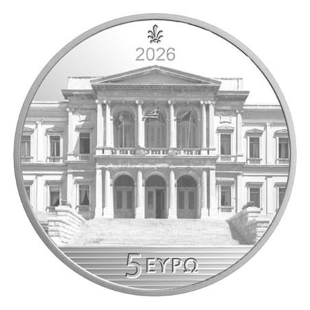 5 Euro Argent Grèce BE 2026 - Hermoupolis (3)