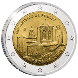 2 Euro Espagne BE 2026 - Monastère de Poblet