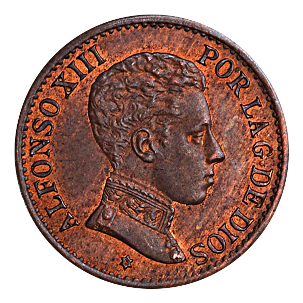 1 Centime Bronze Espagne 1906 - Alfonso XIII