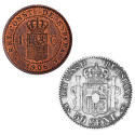 Lot 1 et 50 Centimes Espagne (2)