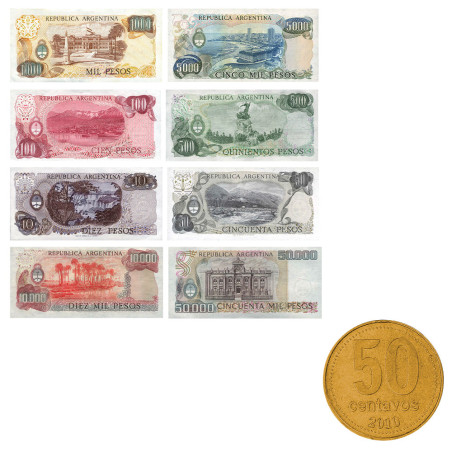 Lot monnaies Argentine (2)
