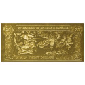 30 Dollars Or Antigua-et-Barbuda 1988 - Sucriers et bananiers