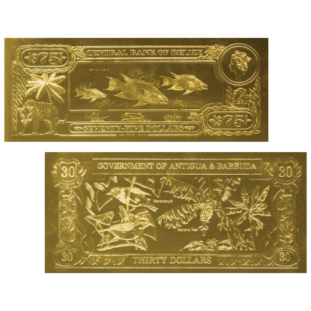 Lot 2 billets Or