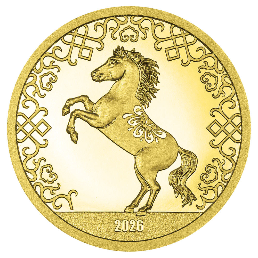 1000 Tögrög Or BE 2026 - Année du Cheval