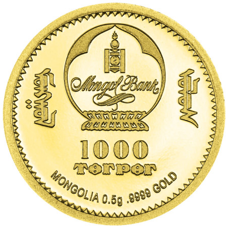 1000 Tögrög Or BE 2026 - Année du Cheval (2)