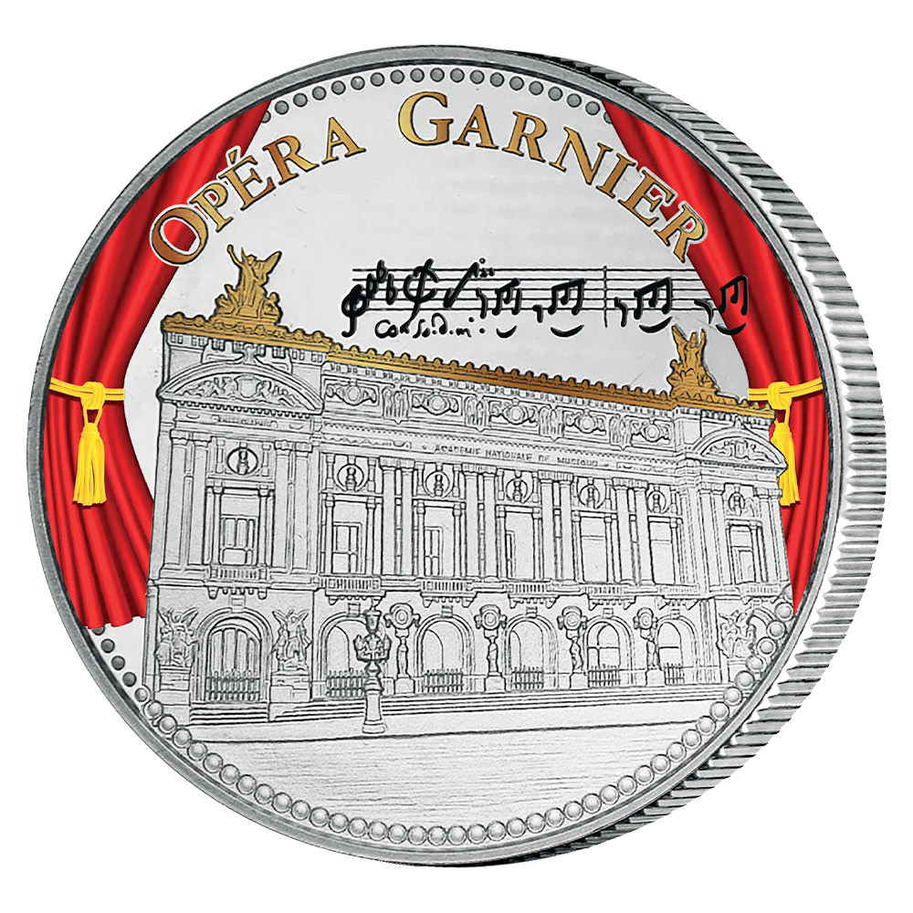 Pièce de collection colorisée - Opéra Garnier
