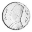 2 Piastres Argent Égypte 1929 - Roi Fuad I