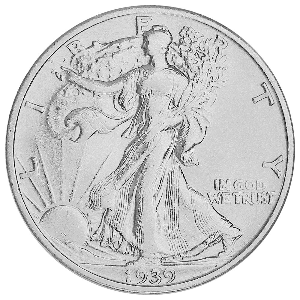 1/2 Dollar USA 1939-1945