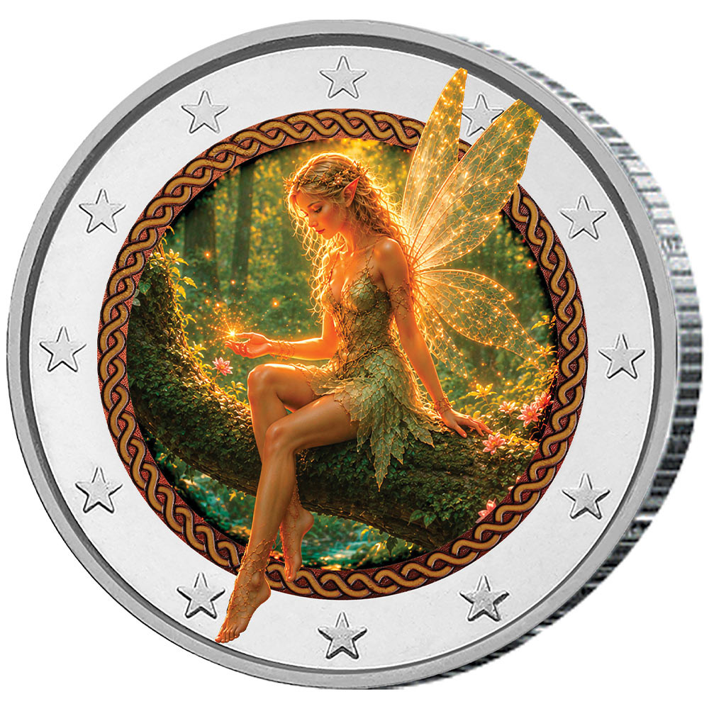 2 Euro enduite - Elfe