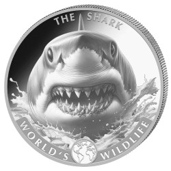 20 Francs Argent BU 2026 - Requin