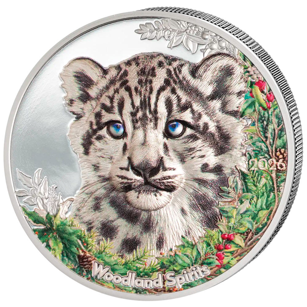 500 Tögrög Argent BE 2026 colorisée - Léopard des neiges