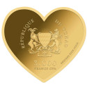 3000 Francs CFA Or Tchad - Coeur France Football colorisé (2)
