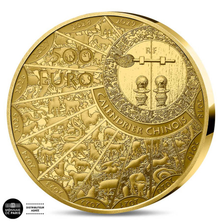 500 Euro Or France BE 2027 - Année de la chèvre (2)