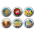 Lot 12 x 2 Euro 2025 colorisées (2)