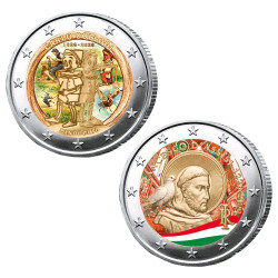 Lot 2 x 2 Euro Italie colorisées