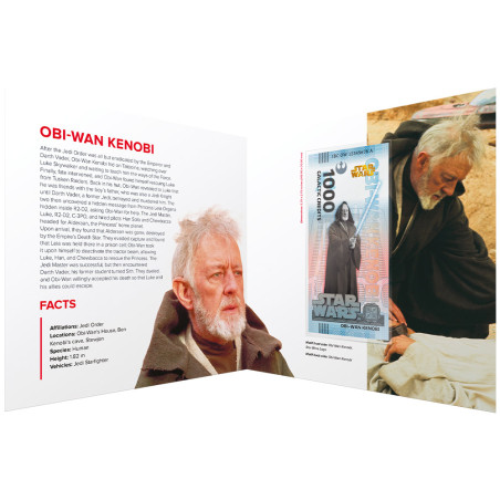 Billet Souvenir 1000 Crédits Galactic - Obi Wan Kenobi (5)