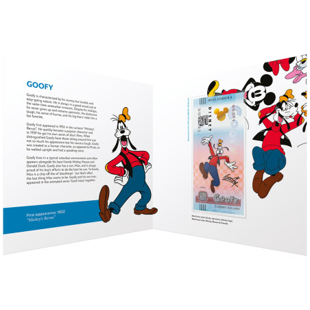 Billet souvenir 5 Dollars Disney - Goofy (5)