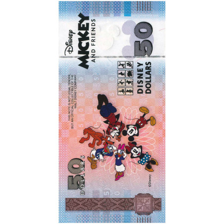 Billet souvenir 50 Dollars Disney - Minnie Mouse (3)