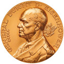 Pièce de collection Bronze doré - Eisenhower