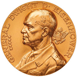 Pièce de collection Bronze doré - Eisenhower