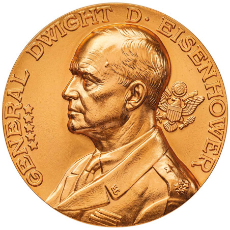 Pièce de collection Bronze doré - Eisenhower
