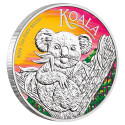 1 Dollar Argent Australie BE 2026 colorisée - Koala