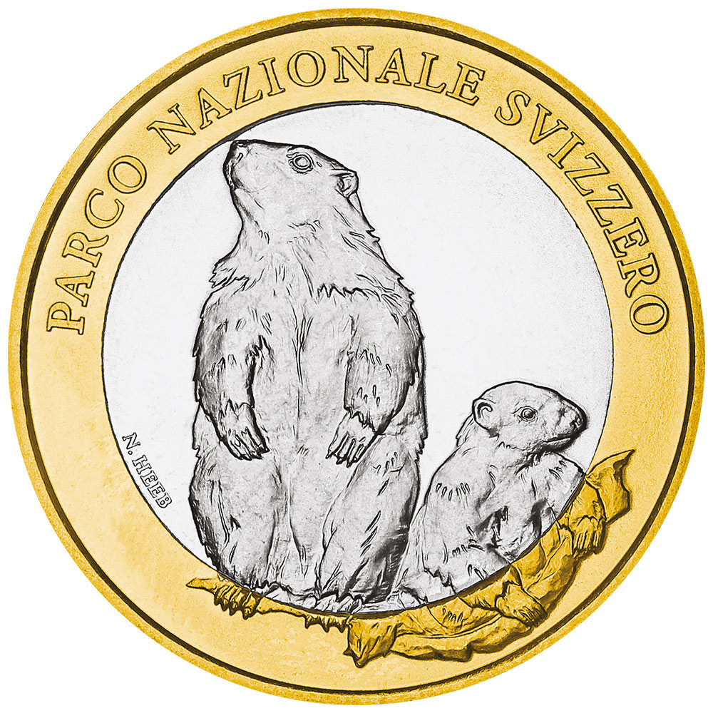 10 Francs Suisse 2010 - Marmotte des Alpes