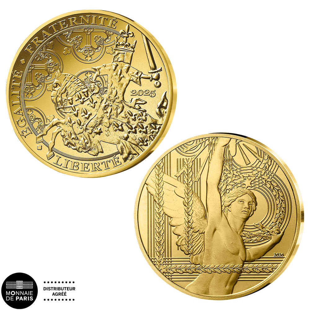 Lot 2 x 250 Euro Or France BU 2026-2025