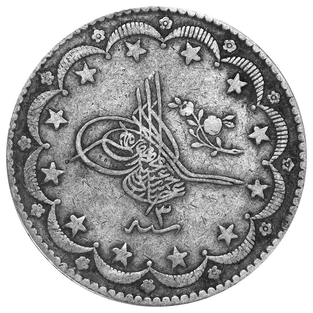 20 Kurus Argent - Abdul Hamid II