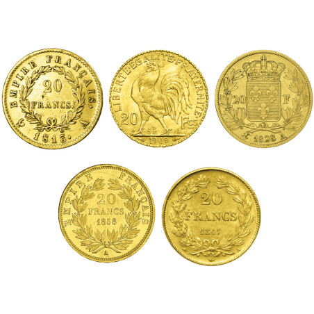 Coffret des 20 Francs Or Histoire de France (3)