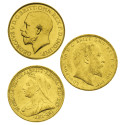 Coffret 3 Souverains Or