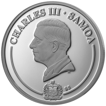 5 Dollars Argent BE 2026 colorisée - Marguerite (6)