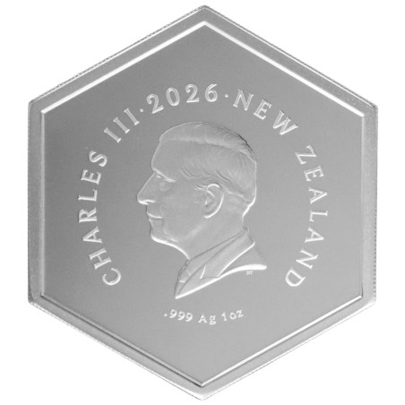 1 Dollar Argent BE 2026 colorisée - Reine des abeilles (3)
