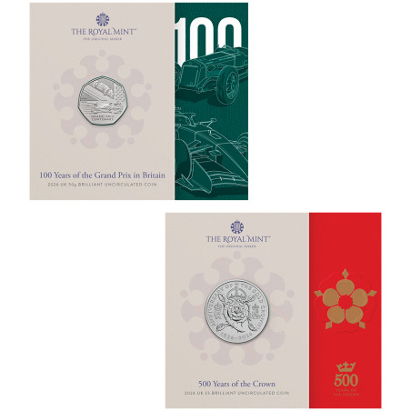 Lot Monnaies Royaume-Uni BU 2026 (2)