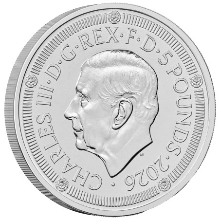 5 Dollars Royaume-Uni  BU 2026 - 500 ans de la Couronne britannique