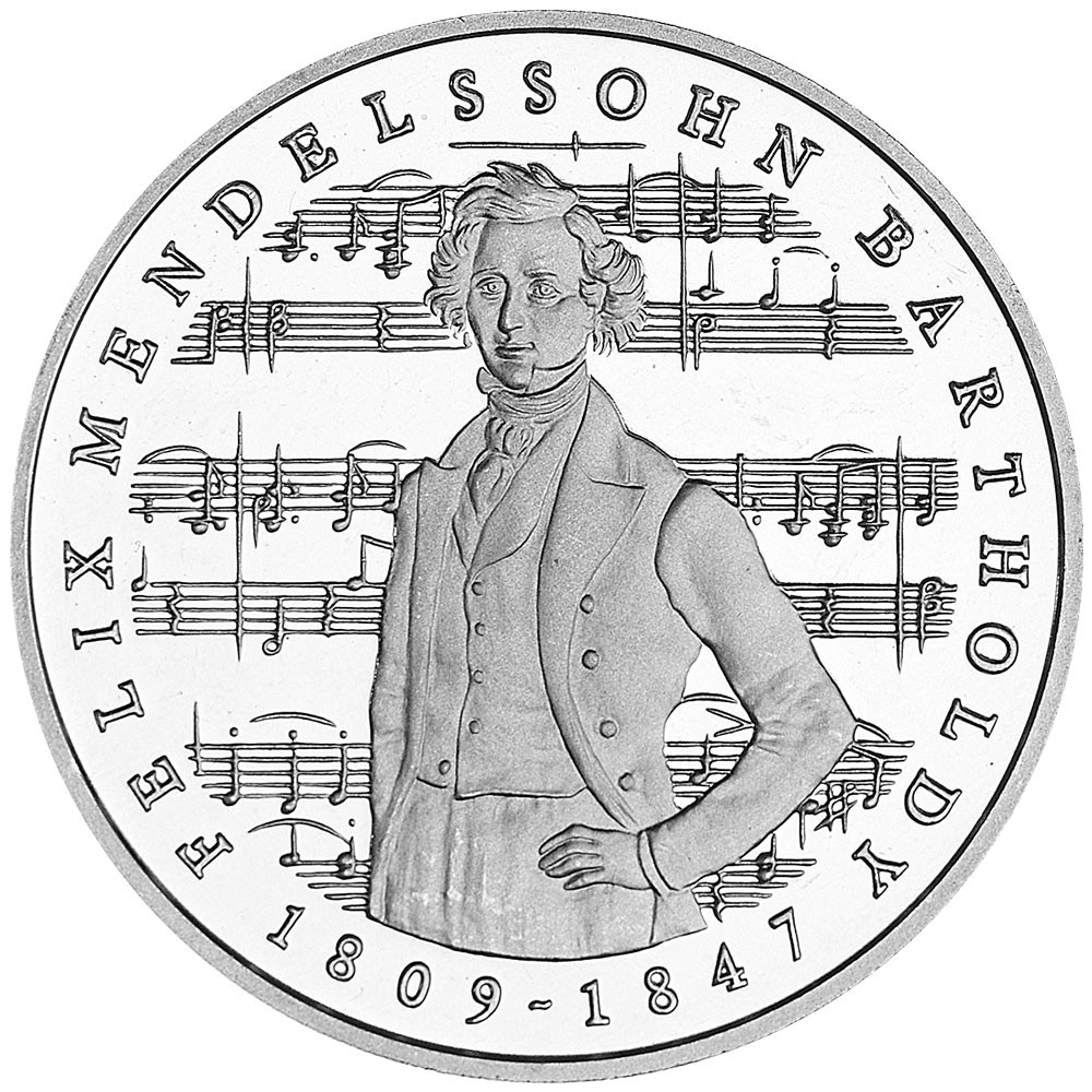 5 Marks Allemagne 1984 - Felix Mendelssohn Bartholdy