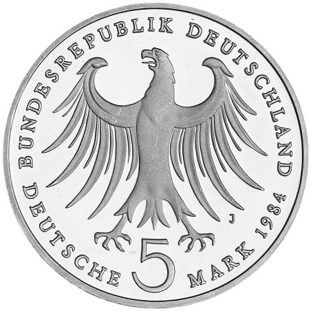 5 Marks Allemagne 1984 - Felix Mendelssohn Bartholdy (2)