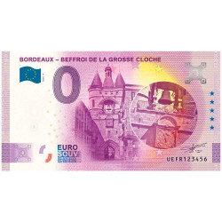 Billets Souvenir 0 Euro - Bordeaux - Beffroi de la grosse cloche